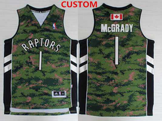 Mens Toronto Raptors Custom Revolution 30 Swingman Camo Jersey
